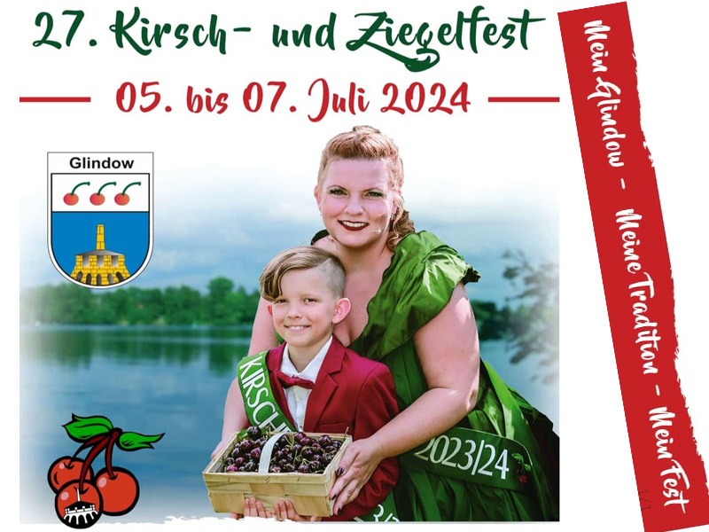 27. Kirsch- und Ziegelfest in Glindow vom 05. Juli bis 07. Juli