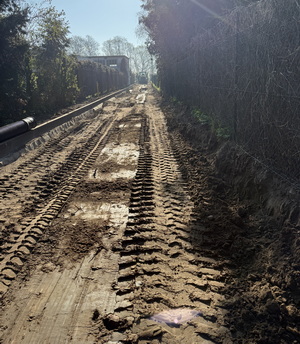 Radwegebau zwischen Jahnufer und Strandbad