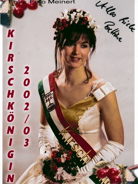 Kirschkönigin 2002/2003 Bettina Schallock