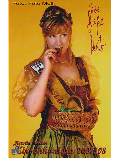 Kirschkönigin 2007/2008 Kerstin Meller