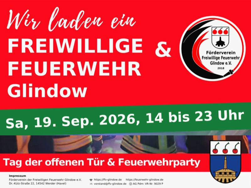 Freiwillige Feuerwehr: Tag der offenen Tür